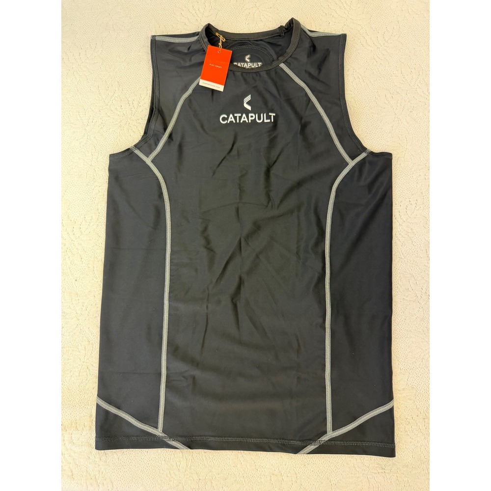 Catapult Vector Core Compression Training Tank Mens 2XL Black GPS Ready Tank